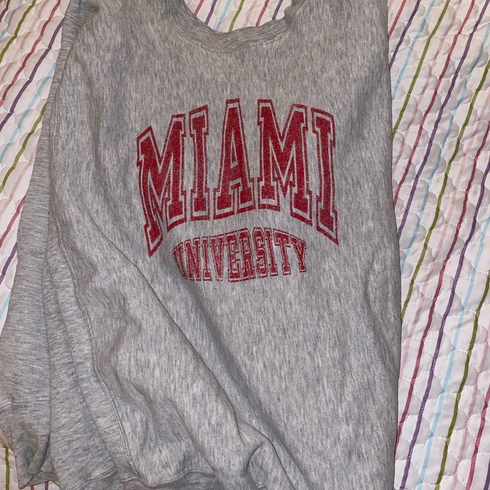 Vintage Miami university crew neck